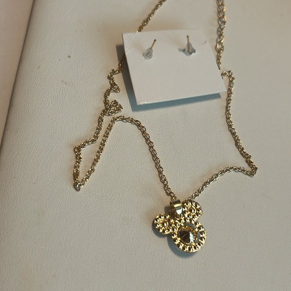 Minnie Mickey Necklace & Earrings Set 🧚‍♂️ - Picture 2 of 4